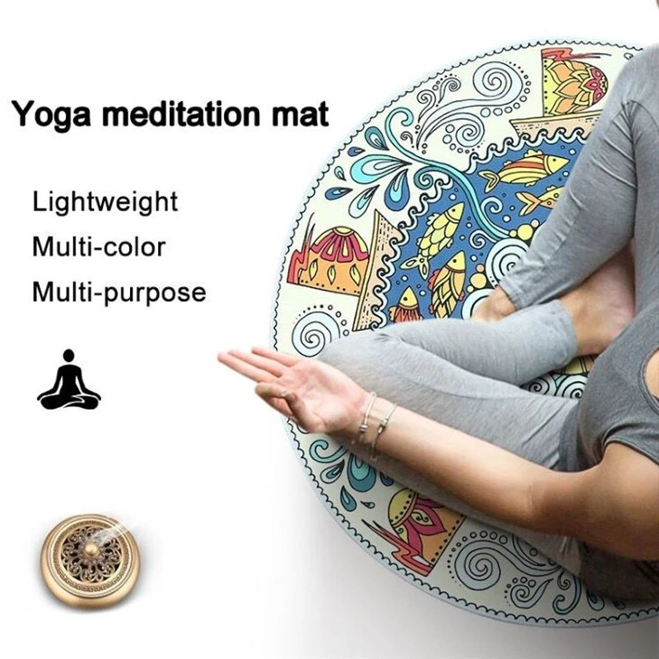 YOGA Meditation Mat-round mat-yoga mat cushion