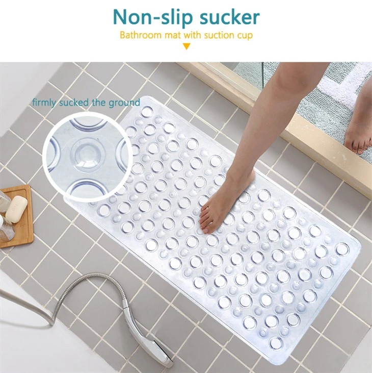 PVC Solid Color Bathmat