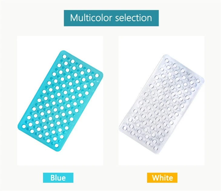 PVC Solid Color Bathmat