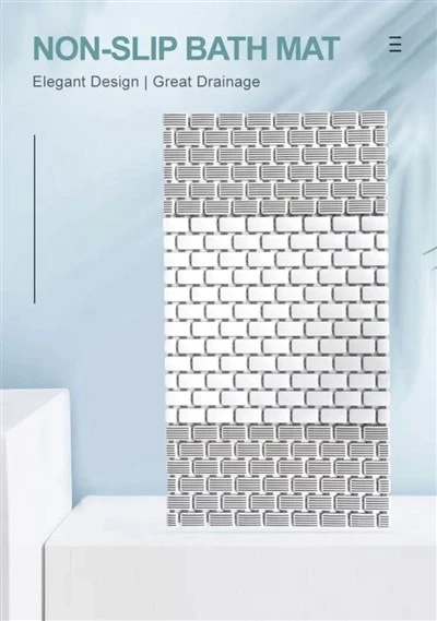 Bath mat and toilet